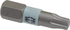 Wera - 1/4" Drive T25 Torx Screwdriver Bit - 1" OAL, Insert Bit - Benchmark Tooling