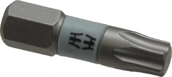 Wera - 1/4" Drive T30 Torx Screwdriver Bit - 1" OAL, Insert Bit - Benchmark Tooling