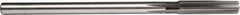 Union Butterfield - 1-3/16" High Speed Steel 8 Flute Chucking Reamer - Straight Flute, 1" Straight Shank, 2-7/8" Flute Length, 11" OAL - Benchmark Tooling