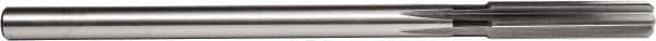 Union Butterfield - #8 High Speed Steel 6 Flute Chucking Reamer - Straight Flute, 0.1895" Straight Shank, 1-1/4" Flute Length, 5" OAL - Benchmark Tooling