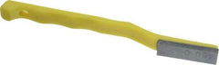 Value Collection - 400 Grit Yellow Single-Ended Boron Carbide Hand Hone - Super Fine Grade, 5-1/2" OAL, with Cutting Dimensions of 1-9/16" Length x 1/2" Wide x 3/16" High - Benchmark Tooling