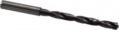 Guhring - 6.5mm, 140° Point, Solid Carbide Taper Length Drill Bit - TiAlN Finish, 66mm Flute Length, 106mm OAL, Series 5512 - Benchmark Tooling