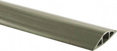 Hubbell Wiring Device-Kellems - 1 Channel, 5 Ft Long, 1/2" Max Compatible Cable Diam, Gray PVC On Floor Cable Cover - 3" Overall Width x 3/4" Overall Height, 3/4" Channel Width x 1/2" Channel Height - Benchmark Tooling