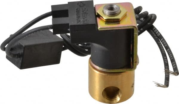 LDI Industries - 2 Port 1" Diam, 1/8-27 x 1/8-27 Thread, Central Lubrication System 3-Way Solenoid Valve - Benchmark Tooling