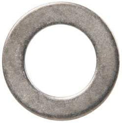 Made in USA - 0.03" Thick, 3/8" Inside x 5/8" OD, Round Shim - 5/16" Screw, Uncoated 316 Stainless Steel - Benchmark Tooling