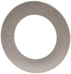 Made in USA - 0.005" Thick, 3/8" Inside x 5/8" OD, Round Shim - 5/16" Screw, Uncoated 316 Stainless Steel - Benchmark Tooling