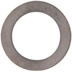 Made in USA - 0.016" Thick, 1/2" Inside x 3/4" OD, Round Shim - 7/16" Screw, Uncoated 316 Stainless Steel - Benchmark Tooling