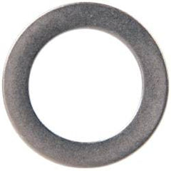 Made in USA - 0.02" Thick, 1/2" Inside x 3/4" OD, Round Shim - 7/16" Screw, Uncoated 316 Stainless Steel - Benchmark Tooling