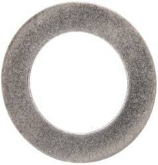 Made in USA - 0.016" Thick, 5/8" Inside x 1" OD, Round Shim - 9/16" Screw, Uncoated 316 Stainless Steel - Benchmark Tooling