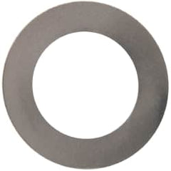 Made in USA - 0.005" Thick, 5/8" Inside x 1" OD, Round Shim - 9/16" Screw, Uncoated 316 Stainless Steel - Benchmark Tooling