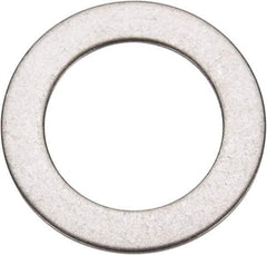 Made in USA - 0.03" Thick, 3/4" Inside x 1-1/8" OD, Round Shim - 5/8" Screw, Uncoated 316 Stainless Steel - Benchmark Tooling