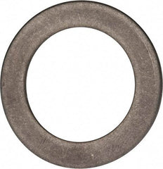 Made in USA - 0.06" Thick, 1" Inside x 1-1/2" OD, Round Shim - 7/8" Screw, Uncoated 316 Stainless Steel - Benchmark Tooling