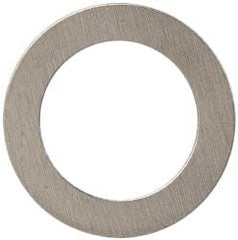 Made in USA - 0.005" Thick, 1/4" Inside x 3/8" OD, Shortening Shim - #12 Screw, Uncoated 300 Stainless Steel - Benchmark Tooling