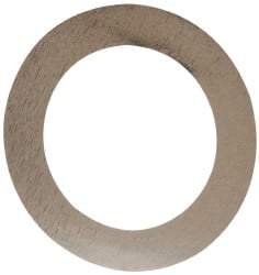 Made in USA - 0.005" Thick, 1/2" Inside x 3/4" OD, Shortening Shim - 7/16" Screw, Uncoated 300 Stainless Steel - Benchmark Tooling