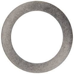 Made in USA - 0.02" Thick, 5/8" Inside x 7/8" OD, Shortening Shim - 9/16" Screw, Uncoated 300 Stainless Steel - Benchmark Tooling