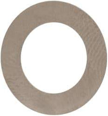 Made in USA - 0.1mm Thick, 10mm Inside x 16mm OD, Round Shim - 3/8" Screw, Uncoated 302/304 Stainless Steel - Benchmark Tooling