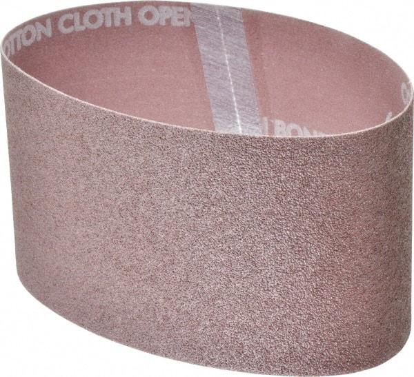 Norton - 3-1/2" Wide x 15-1/2" OAL, 60 Grit, Aluminum Oxide Abrasive Belt - Aluminum Oxide, Medium, Coated, X Weighted Cloth Backing, Series R228 - Benchmark Tooling