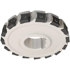 Iscar - Arbor Hole Connection, 0.5512" Cutting Width, 2.0472" Depth of Cut, 160mm Cutter Diam, 1.5748" Hole Diam, 20 Tooth Indexable Slotting Cutter - SSB-LN15 Toolholder, LN.. Insert, Left Hand Cutting Direction - Benchmark Tooling