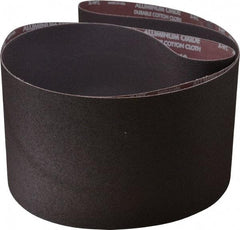 Norton - 8" Wide x 107" OAL, 60 Grit, Aluminum Oxide Abrasive Belt - Aluminum Oxide, Medium, Coated, X Weighted Cloth Backing, Series R228 - Benchmark Tooling