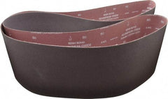 Norton - 8" Wide x 107" OAL, 80 Grit, Aluminum Oxide Abrasive Belt - Aluminum Oxide, Medium, Coated, X Weighted Cloth Backing, Series R228 - Benchmark Tooling