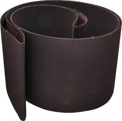 Norton - 8" Wide x 107" OAL, 100 Grit, Aluminum Oxide Abrasive Belt - Aluminum Oxide, Fine, Coated, X Weighted Cloth Backing, Series R228 - Benchmark Tooling