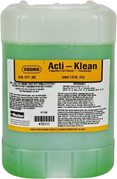 Parker - 5 Gal HVAC Coil Cleaner - For Evaporator Coils & Drain Pans - Benchmark Tooling