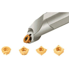 Iscar - 32mm Min Bore Diam, 250mm OAL, 25mm Shank Diam, S-SUXC-CM Indexable Boring Bar - 55mm Max Bore Depth, C/QC95MT 1005.., RC90MT 1205, SC45MT 1005.. Insert, Screw Holding Method - Benchmark Tooling