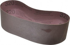 Tru-Maxx - 3" Wide x 24" OAL, 320 Grit, Aluminum Oxide Abrasive Belt - Aluminum Oxide, Extra Fine, Coated - Benchmark Tooling