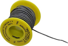 Made in USA - 3/32" Wide, 180 Grit Aluminum Oxide Abrasive Tape - 50' Long, Very Fine Grade - Benchmark Tooling