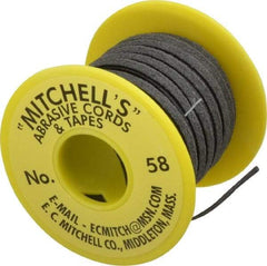Made in USA - 3/16" Wide, 150 Grit Aluminum Oxide Abrasive Tape - 10' Long, Very Fine Grade - Benchmark Tooling