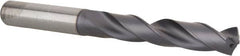 Kennametal - 29/64" 140° Solid Carbide Jobber Drill - TiAlN Finish, Right Hand Cut, Spiral Flute, Straight Shank, 4.6457" OAL, Standard Point - Benchmark Tooling