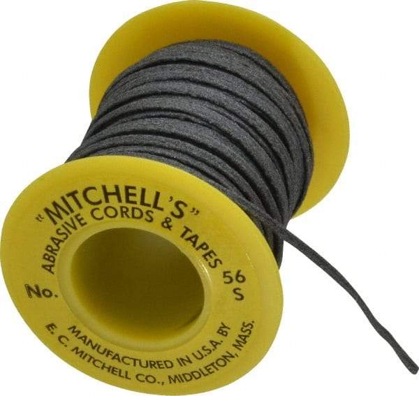 Made in USA - 3/32" Wide, 180 Grit Silicon Carbide Abrasive Tape - 50' Long, Very Fine Grade - Benchmark Tooling