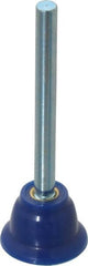 Value Collection - 1/2" Diam Adhesive/PSA Disc Backing Pad - 1/8" Shank Diam, 18,000 RPM - Benchmark Tooling