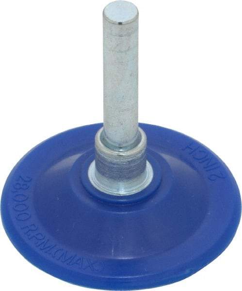 Value Collection - 2" Diam Adhesive/PSA Disc Backing Pad - 1/4" Shank Diam, 12,000 RPM - Benchmark Tooling