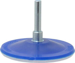 Value Collection - 3" Diam Adhesive/PSA Disc Backing Pad - 1/4" Shank Diam, 10,000 RPM - Benchmark Tooling