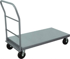 Jamco - 3,000 Lb Capacity Steel Platform Truck - 36" OAW, Phenolic Casters - Benchmark Tooling
