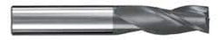 SGS - 31/64", 1" LOC, 1/2" Shank Diam, 3" OAL, 3 Flute, Solid Carbide Square End Mill - Benchmark Tooling