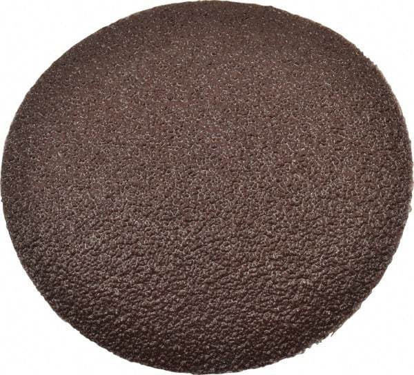 Made in USA - 4" Diam, 50 Grit Aluminum Oxide Adhesive PSA Disc - Coarse Grade, X Weighted Cloth Backing, For Low Speed Dual-Action Sanders, Random Orbital Sanders - Benchmark Tooling
