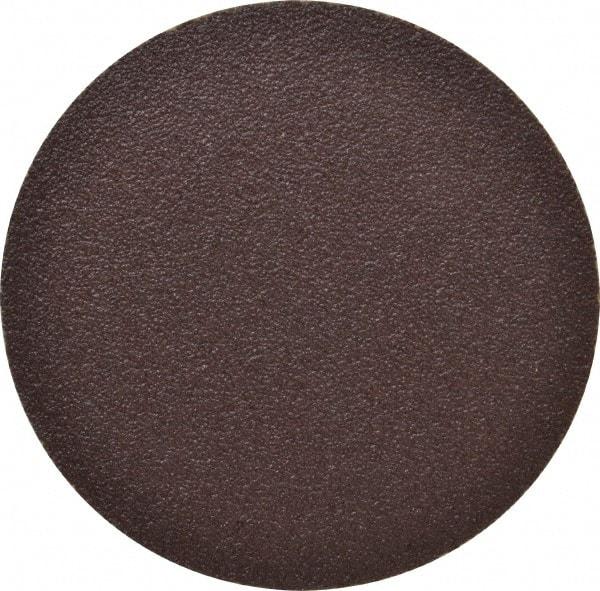 Made in USA - 8" Diam, 36 Grit Aluminum Oxide Adhesive PSA Disc - Very Coarse Grade, X Weighted Cloth Backing, For Low Speed Dual-Action Sanders, Random Orbital Sanders - Benchmark Tooling