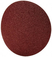 Made in USA - 8" Diam, 40 Grit Aluminum Oxide Adhesive PSA Disc - Coarse Grade, X Weighted Cloth Backing, For Low Speed Dual-Action Sanders, Random Orbital Sanders - Benchmark Tooling