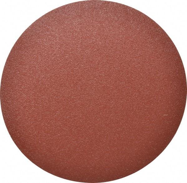 Made in USA - 8" Diam, 60 Grit Aluminum Oxide Adhesive PSA Disc - Medium Grade, X Weighted Cloth Backing, For Low Speed Dual-Action Sanders, Random Orbital Sanders - Benchmark Tooling