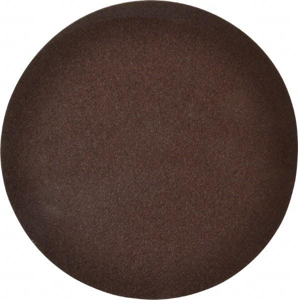 Made in USA - 10" Diam, 50 Grit Aluminum Oxide Adhesive PSA Disc - Coarse Grade, X Weighted Cloth Backing, For Low Speed Dual-Action Sanders, Random Orbital Sanders - Benchmark Tooling