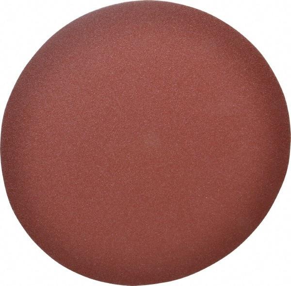 Made in USA - 10" Diam, 80 Grit Aluminum Oxide Adhesive PSA Disc - Medium Grade, X Weighted Cloth Backing, For Low Speed Dual-Action Sanders, Random Orbital Sanders - Benchmark Tooling