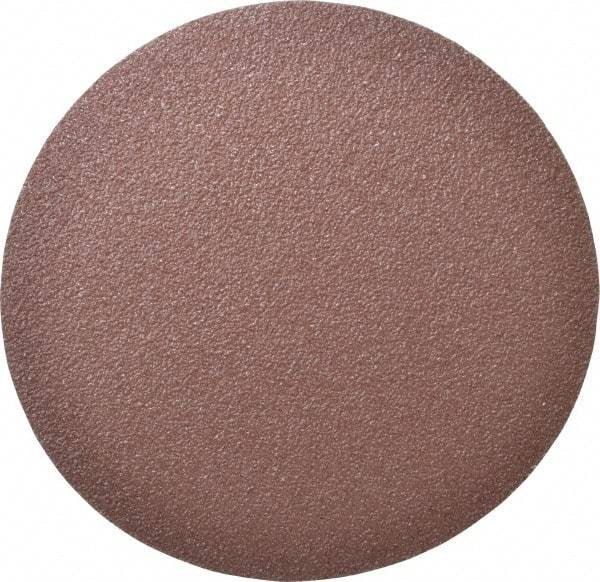 Made in USA - 12" Diam, 24 Grit Aluminum Oxide Adhesive PSA Disc - Very Coarse Grade, X Weighted Cloth Backing, For Low Speed Dual-Action Sanders, Random Orbital Sanders - Benchmark Tooling