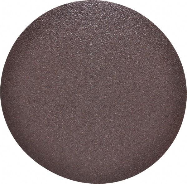 Made in USA - 12" Diam, 40 Grit Aluminum Oxide Adhesive PSA Disc - Coarse Grade, X Weighted Cloth Backing, For Low Speed Dual-Action Sanders, Random Orbital Sanders - Benchmark Tooling