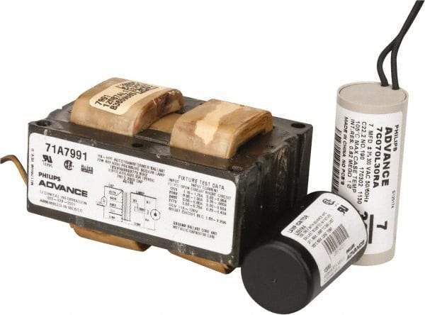 Philips Advance - 70 Watt, HX-HPF Circuit, High Pressure Sodium, High Intensity Discharge Ballast - 120/208/240/277 Volts, 0.7 to 1.4 Amp, 3-15/16 Inch Long x 3-1/8 Inch Wide x 2-7/8 Inch High - Benchmark Tooling