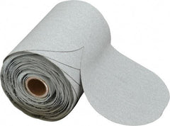 Made in USA - 6" Diam, 100 Grit Silicon Carbide Adhesive PSA Disc - Fine Grade, B Weighted Paper Backing, For Low Speed Dual-Action Sanders, Random Orbital Sanders - Benchmark Tooling