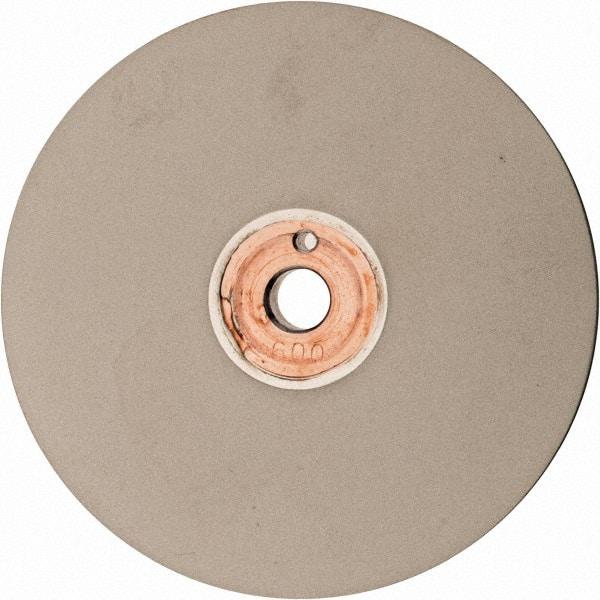 Accu-Finish - 5" Diam, 1/2" Hole Size, 1/2" Overall Thickness, 600 Grit, Tool & Cutter Grinding Wheel - Super Fine Grade, Diamond - Benchmark Tooling