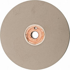 Accu-Finish - 5" Diam, 1/2" Hole Size, 1/2" Overall Thickness, 600 Grit, Tool & Cutter Grinding Wheel - Super Fine Grade, Diamond - Benchmark Tooling