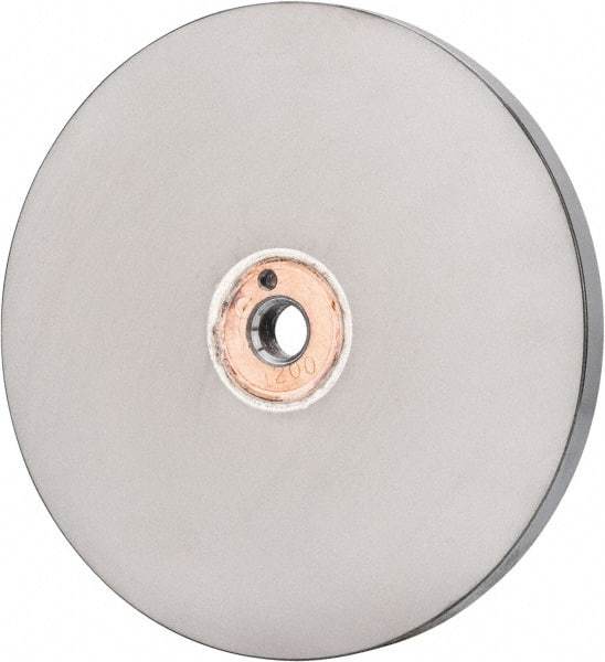 Accu-Finish - 6" Diam, 1/2" Hole Size, 1/2" Overall Thickness, 1,200 Grit, Tool & Cutter Grinding Wheel - Ultra Fine Grade, Diamond - Benchmark Tooling